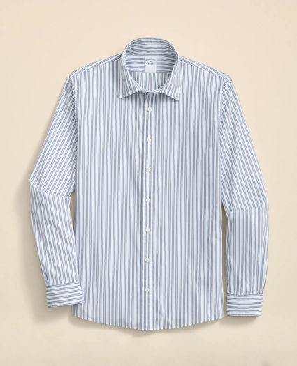 Performance Series Stretch Spread Collar, Striped Sport Shirt, image 1
