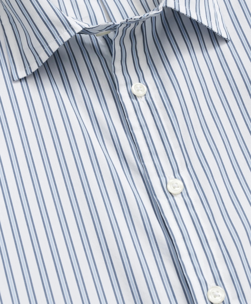 Performance Series Stretch Spread Collar, Striped Sport Shirt
