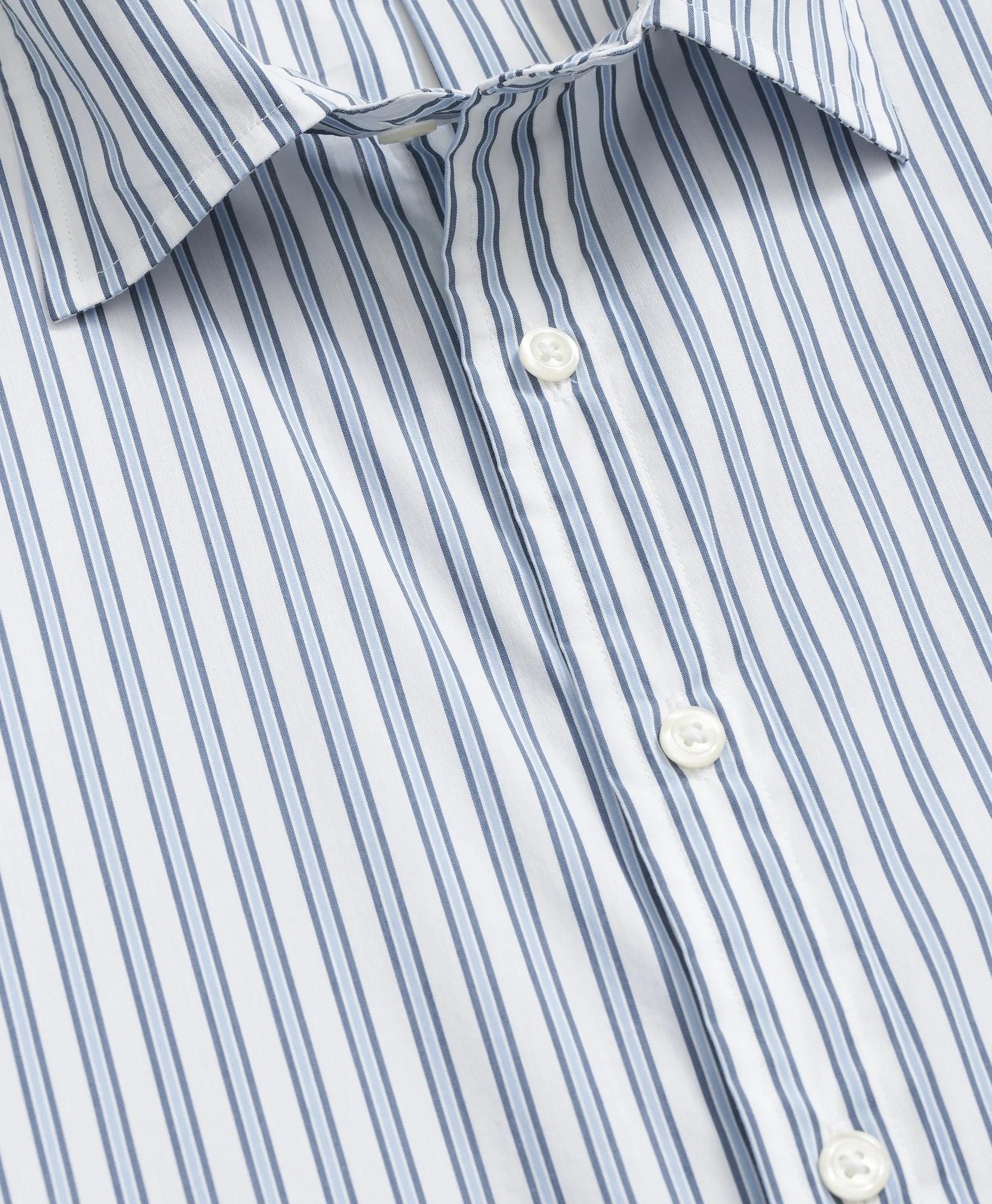Performance Series Stretch Spread Collar, Striped Sport Shirt, image 2