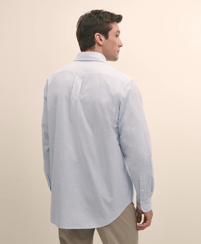 Brooks Brothers X PEANUTS Traditional Fit Cotton Oxford Button-Down Collar, Striped Sport Shirt, image 4