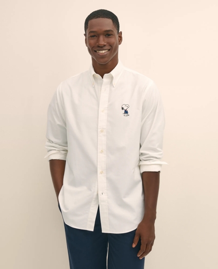 Brooks Brothers X PEANUTS Traditional Fit Cotton Oxford Button-Down Collar, Sport Shirt, image 1