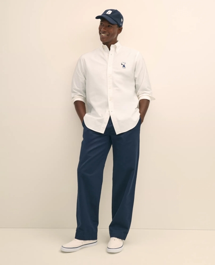 Brooks Brothers X PEANUTS Traditional Fit Cotton Oxford Button-Down Collar, Sport Shirt, image 3