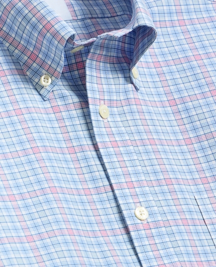 Stretch Non-Iron Poplin Polo Button-Down, Sport Shirt, image 2