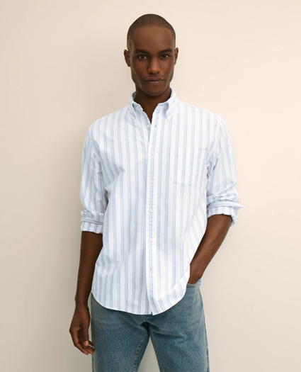 Friday Shirt, Oxford Stripe, image 1