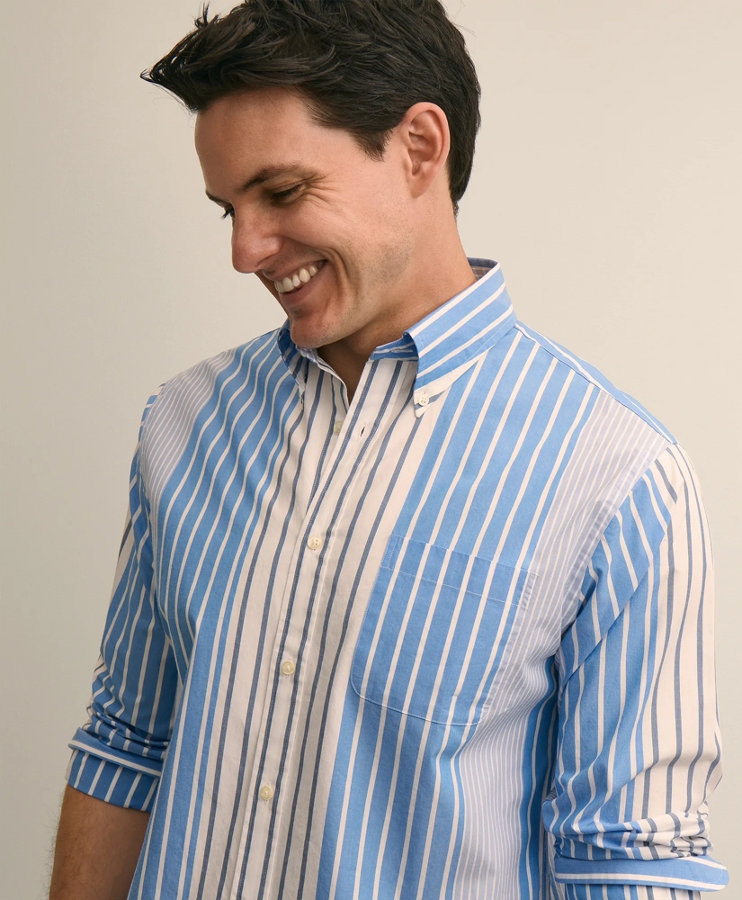 Friday Shirt, Poplin Fun Stripe, image 2