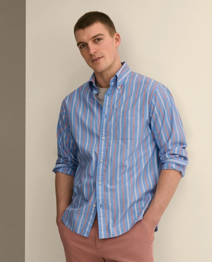 Friday Shirt, Poplin Stripe, image 1