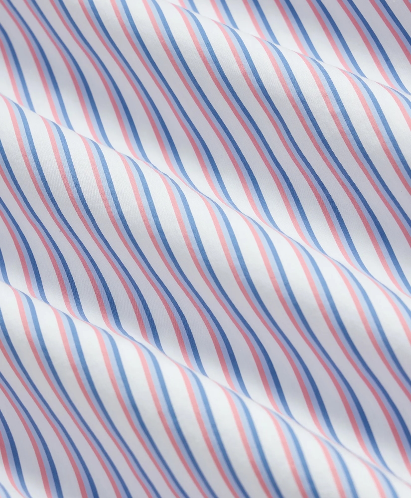 Performance Series Stretch Spread Collar, Ribbon Stripe Sport Shirt, image 6