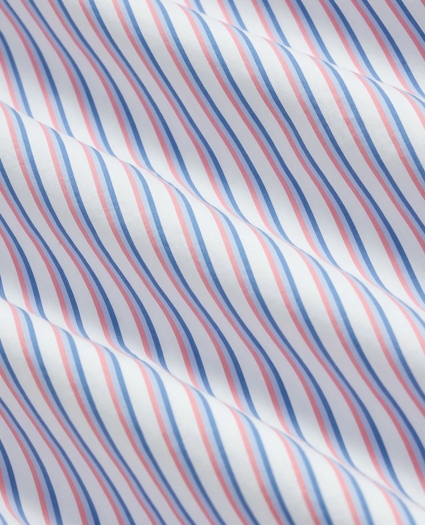 Performance Series Stretch Spread Collar, Ribbon Stripe Sport Shirt, image 6