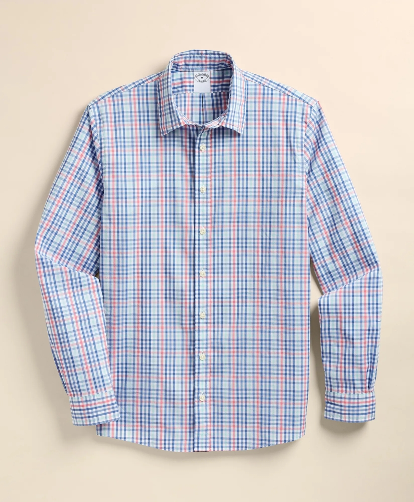 Performance Series Stretch Spread Collar, Gingham Sport Shirt, image 2