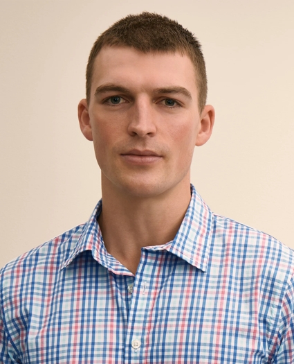 Performance Series Stretch Spread Collar, Gingham Sport Shirt, image 3