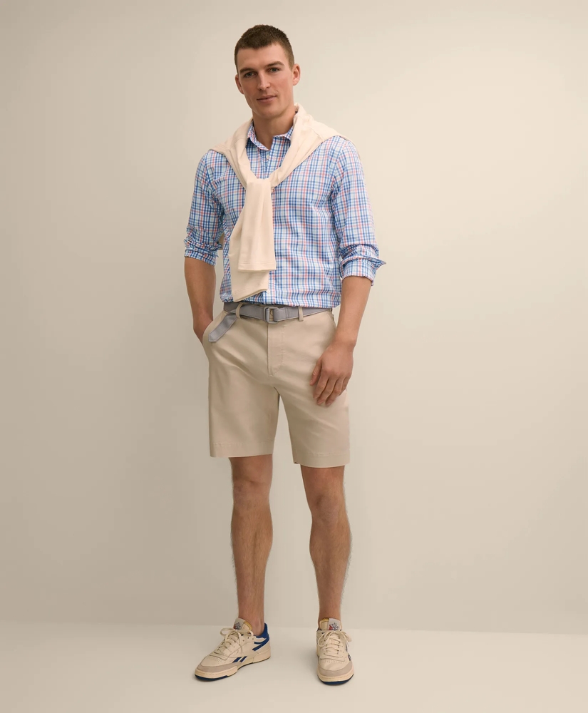 Performance Series Stretch Spread Collar, Gingham Sport Shirt, image 4