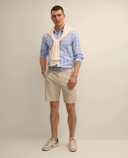 Performance Series Stretch Spread Collar, Gingham Sport Shirt, image 4