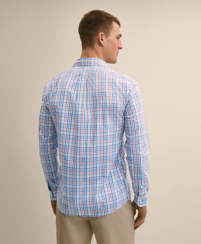 Performance Series Stretch Spread Collar, Gingham Sport Shirt, image 5