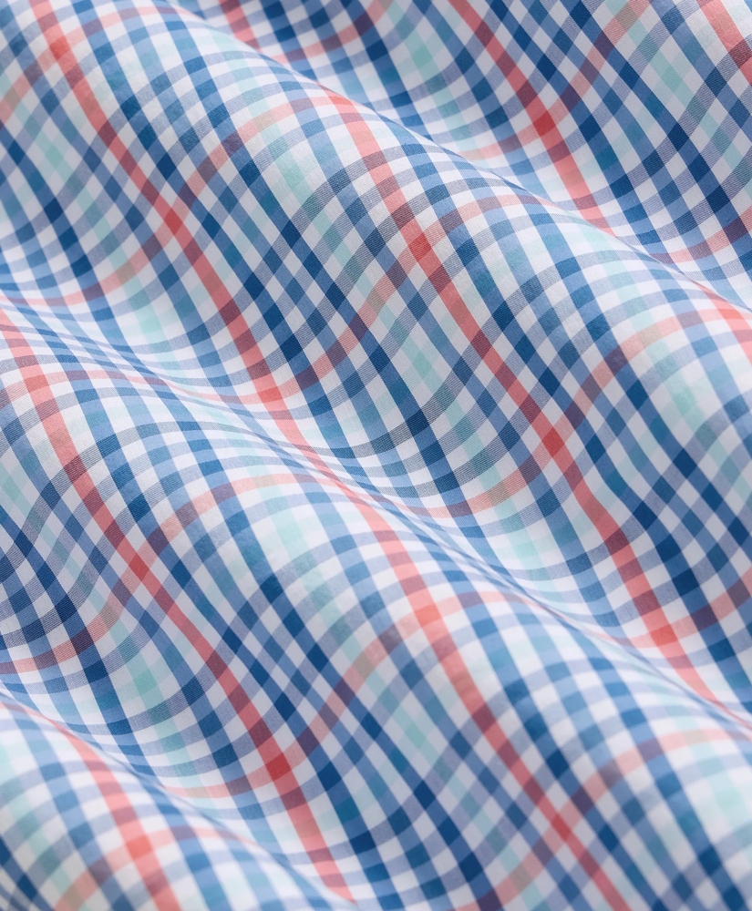 Performance Series Stretch Spread Collar, Gingham Sport Shirt, image 7
