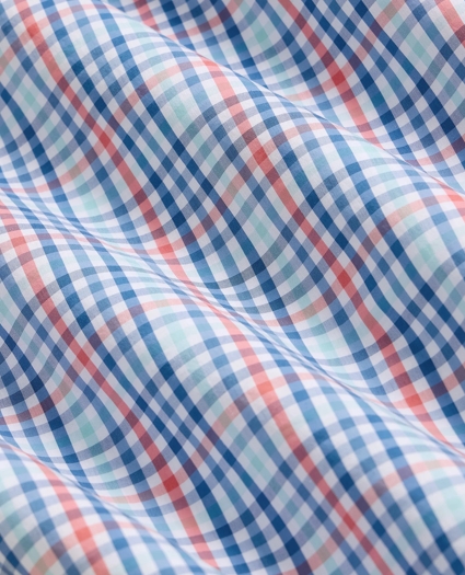 Performance Series Stretch Spread Collar, Gingham Sport Shirt, image 7