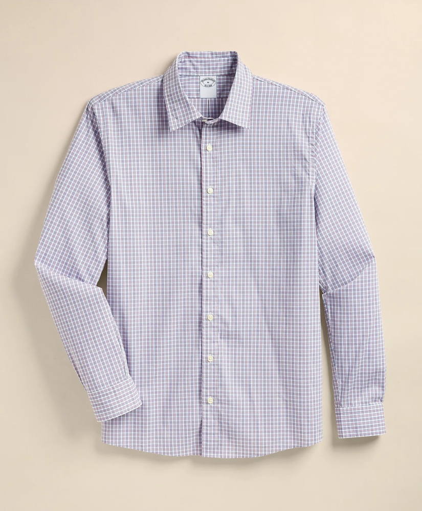 Performance Series Stretch Spread Collar, Check Sport Shirt, image 2