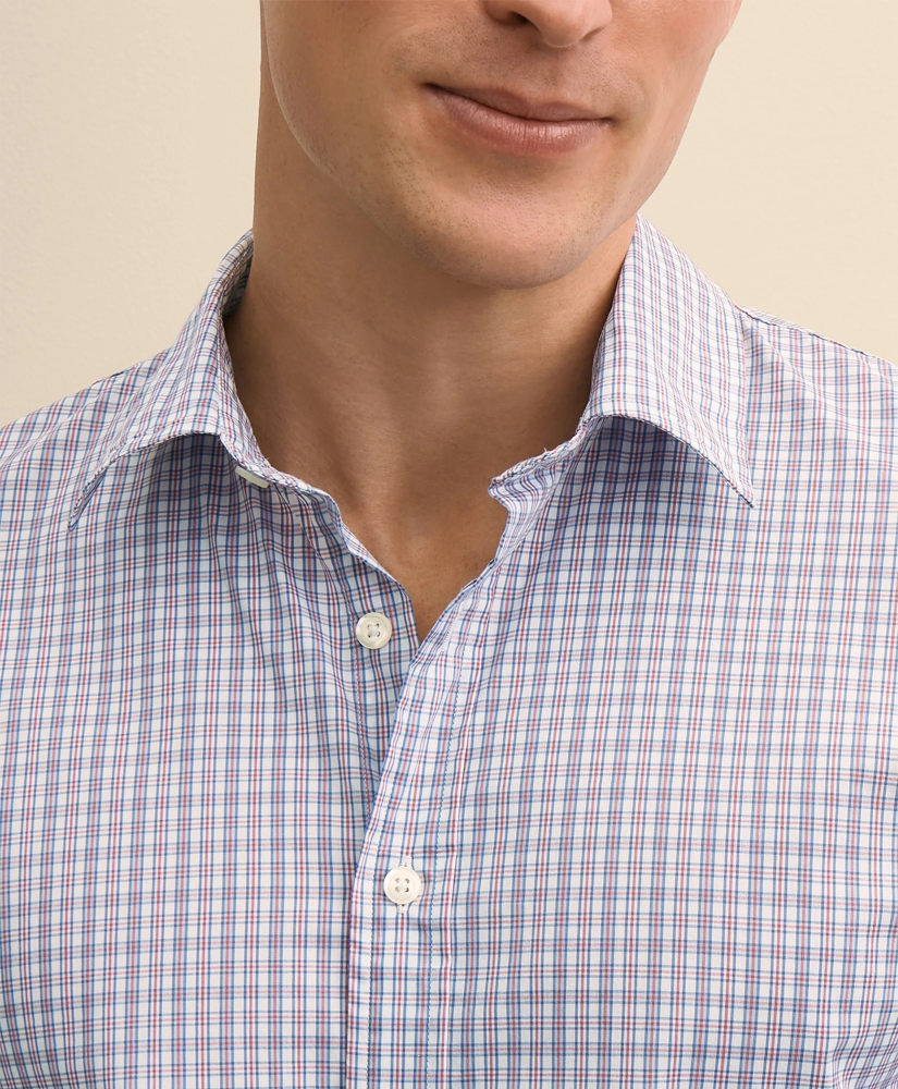 Performance Series Stretch Spread Collar, Check Sport Shirt, image 3