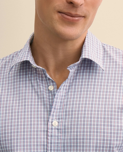 Performance Series Stretch Spread Collar, Check Sport Shirt, image 3
