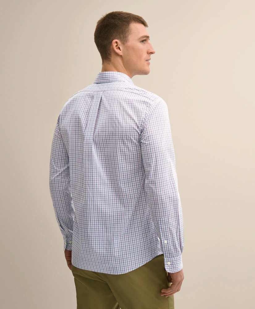 Performance Series Stretch Spread Collar, Check Sport Shirt, image 4