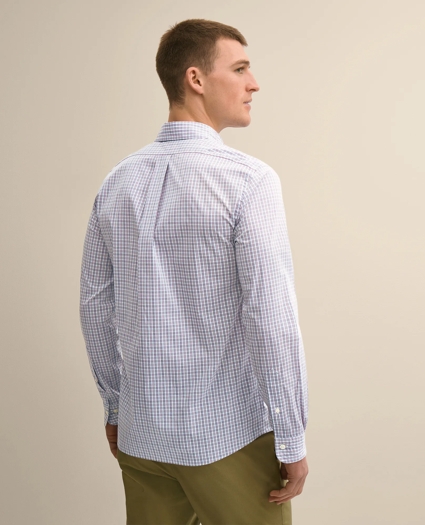 Performance Series Stretch Spread Collar, Check Sport Shirt, image 4