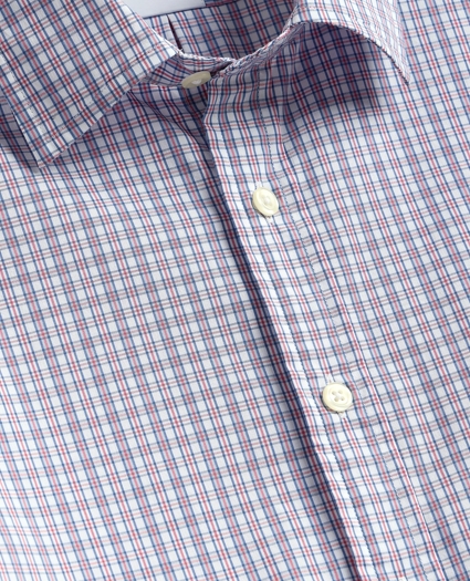 Performance Series Stretch Spread Collar, Check Sport Shirt, image 5