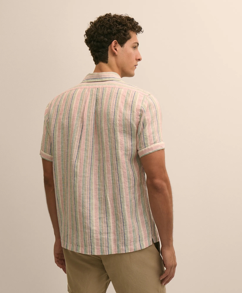 Irish Linen Short-Sleeve Sport Shirt, image 3