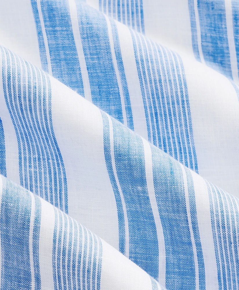 Irish Linen Short-Sleeve Camp Collar Sport Shirt, image 6