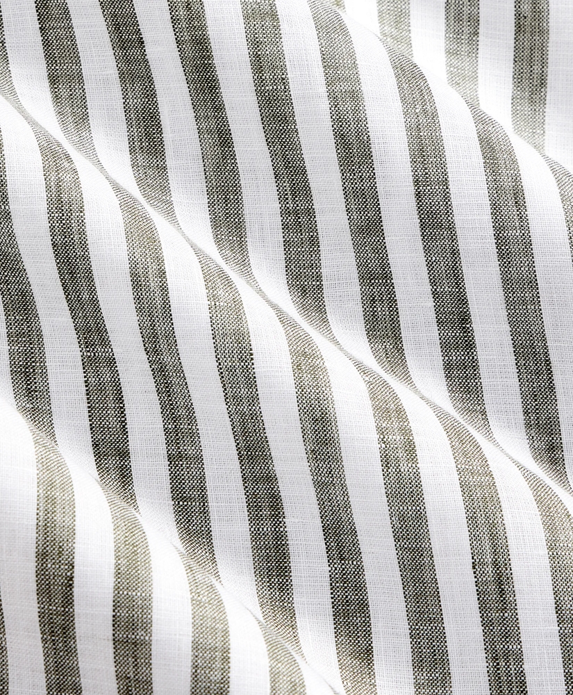 Irish Linen Short-Sleeve Camp Collar Sport Shirt, image 6