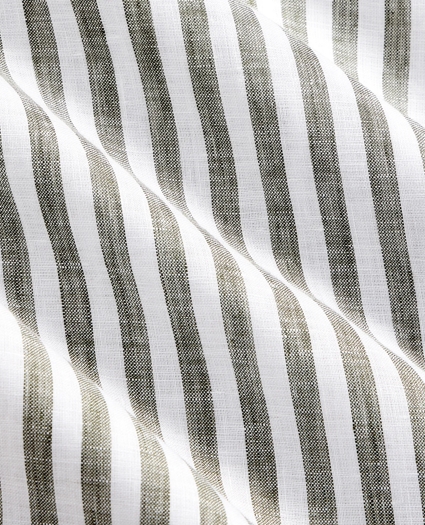 Irish Linen Short-Sleeve Camp Collar Sport Shirt, image 6