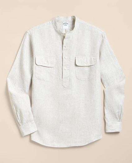 Irish Linen Popover Shirt, image 1