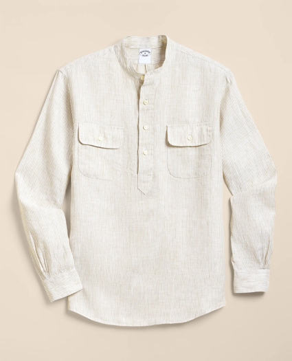 Irish Linen Popover Shirt, image 3