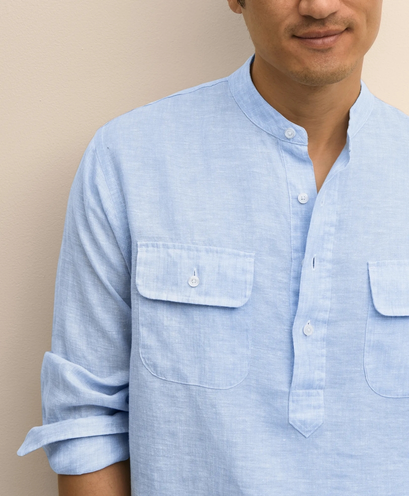 Irish Linen Popover Shirt, image 2