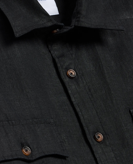 Linen Military Sport Shirt, image 5