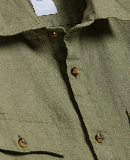 Linen Military Sport Shirt, image 2