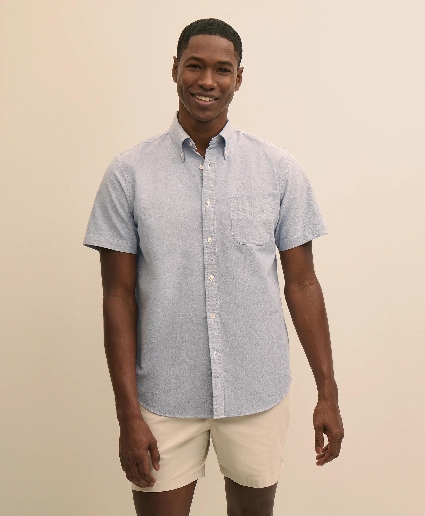 Friday Short-Sleeve Oxford Shirt, image 1