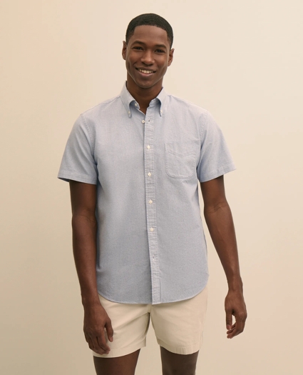 Friday Short-Sleeve Oxford Shirt, image 1
