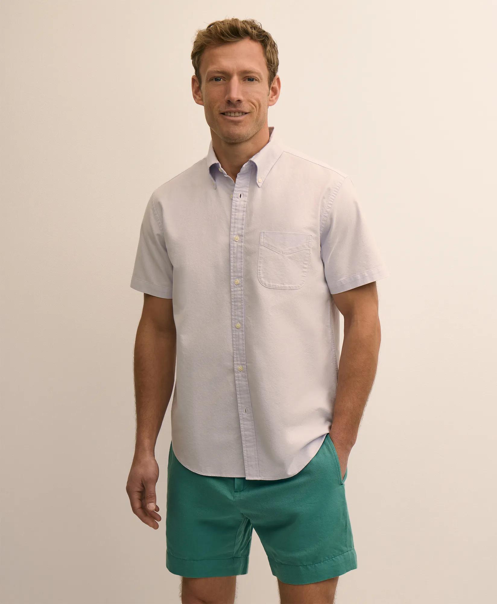 Friday Short-Sleeve Oxford Shirt, image 1