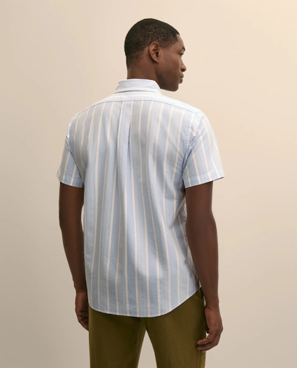 Friday Shirt, Short-Sleeve Oxford Stripe, image 3