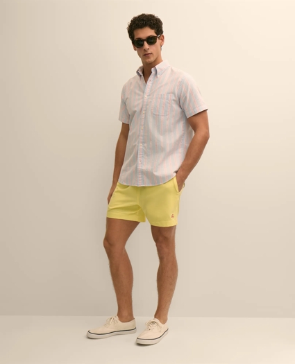 Friday Shirt, Short-Sleeve Oxford Stripe, image 3