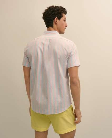 Friday Shirt, Short-Sleeve Oxford Stripe, image 4
