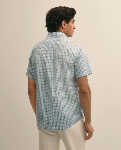 Friday Shirt, Short-Sleeve Poplin Check, image 3