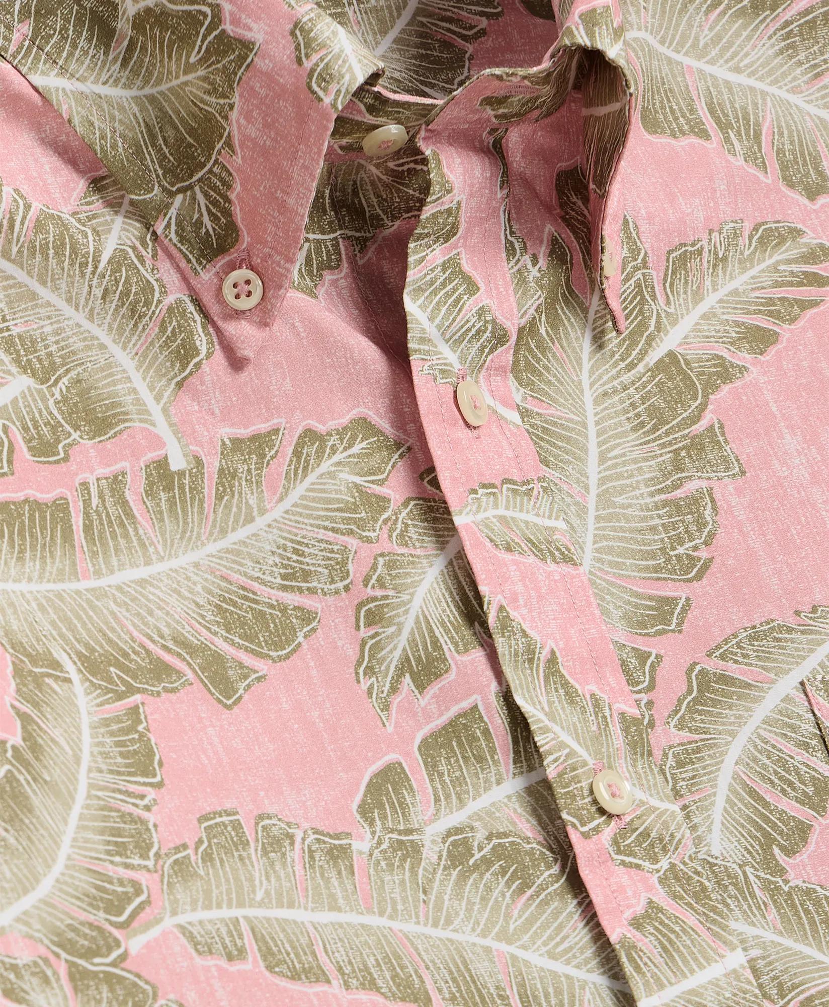 Friday Shirt, Short-Sleeve Poplin Palm Leaf, image 2