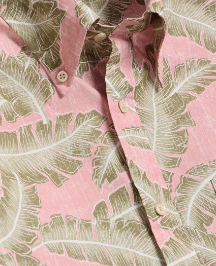 Friday Shirt, Short-Sleeve Poplin Palm Leaf, image 2