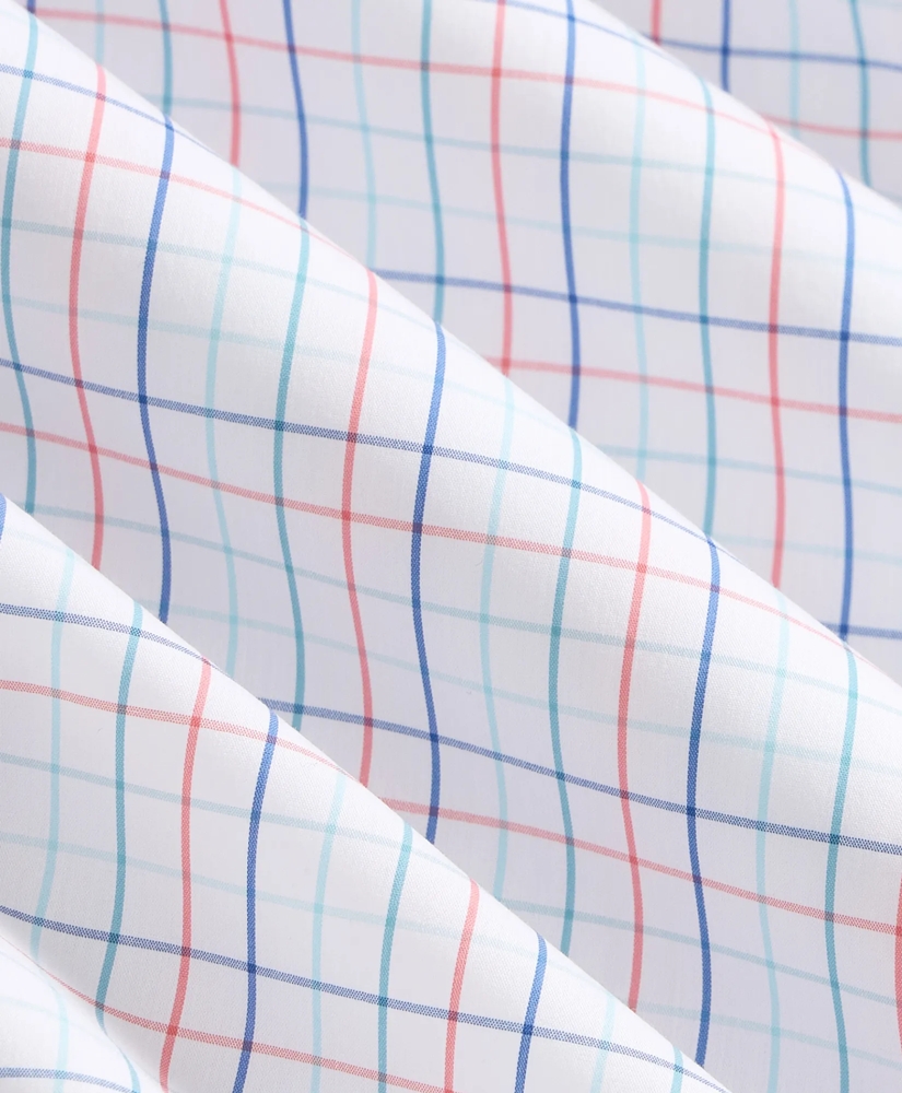 Performance Series Stretch Spread Collar, Tattersall Sport Shirt, image 3