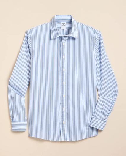 Performance Series Stretch Spread Collar, Striped Sport Shirt, image 1