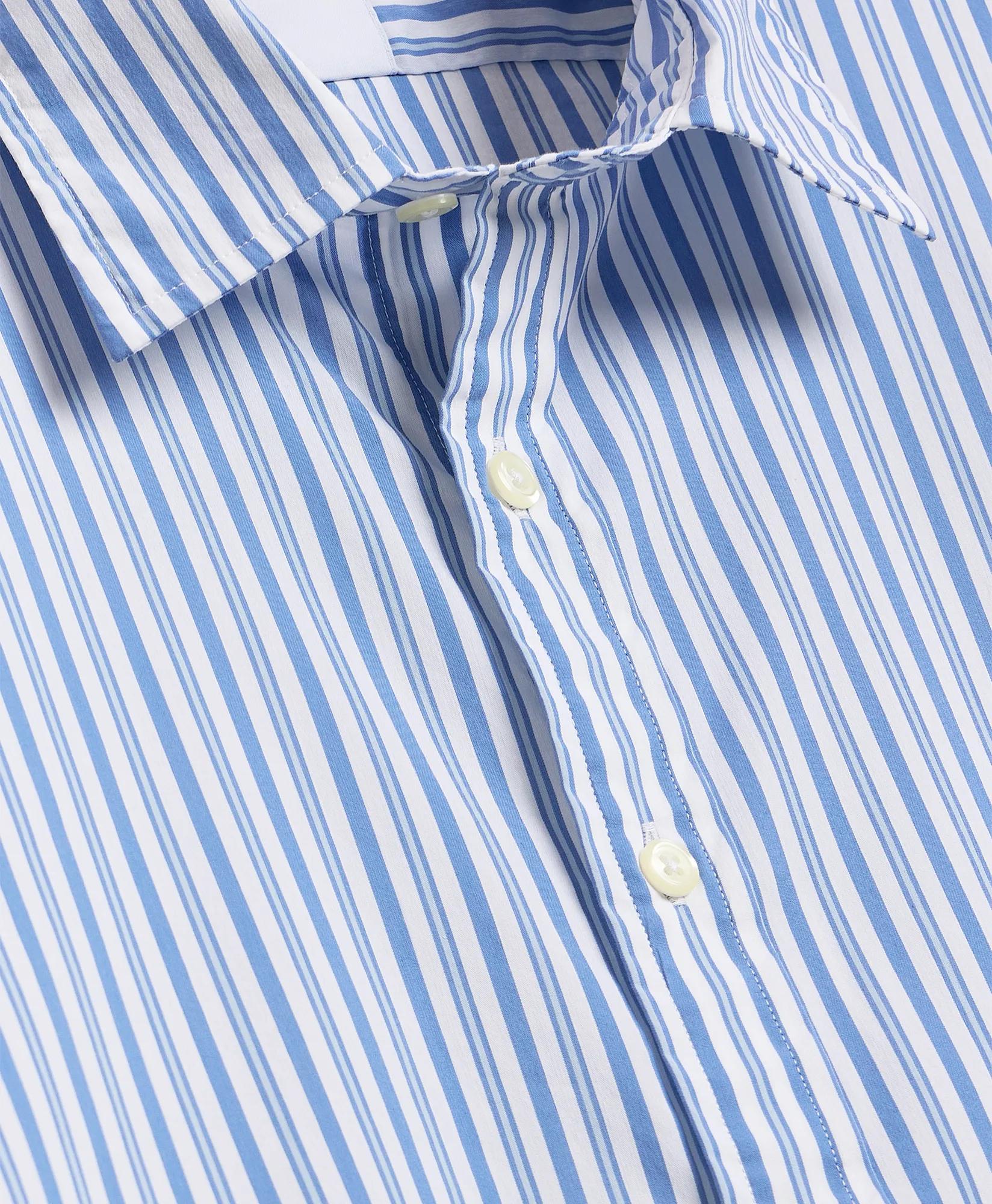 Performance Series Stretch Spread Collar, Striped Sport Shirt, image 2