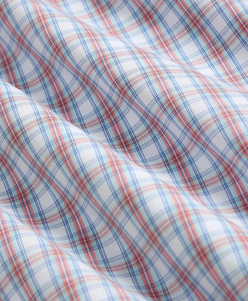 Performance Series Stretch Polo Button-Down Collar, Tartan Sport Shirt, image 3