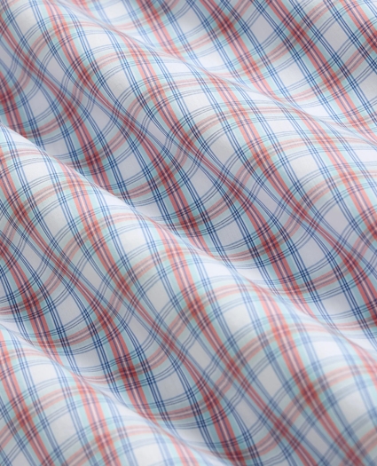 Performance Series Stretch Polo Button-Down Collar, Tartan Sport Shirt, image 3