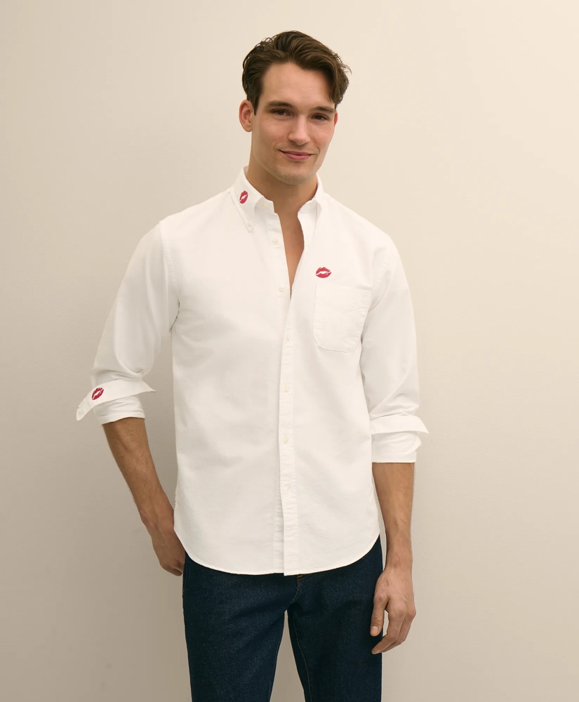 Marilyn Monroe 100 Friday Oxford Cotton Polo Button-Down Shirt, image 1