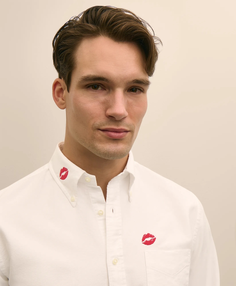 Marilyn Monroe 100 Friday Oxford Cotton Polo Button-Down Shirt, image 4